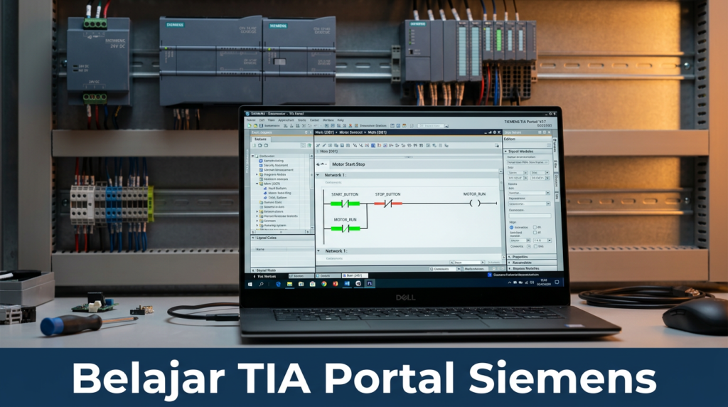 belajar tia portal siemens s7-1200 tutorial pemula