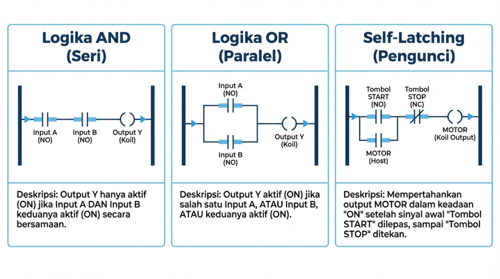 belajar ladder diagram plc