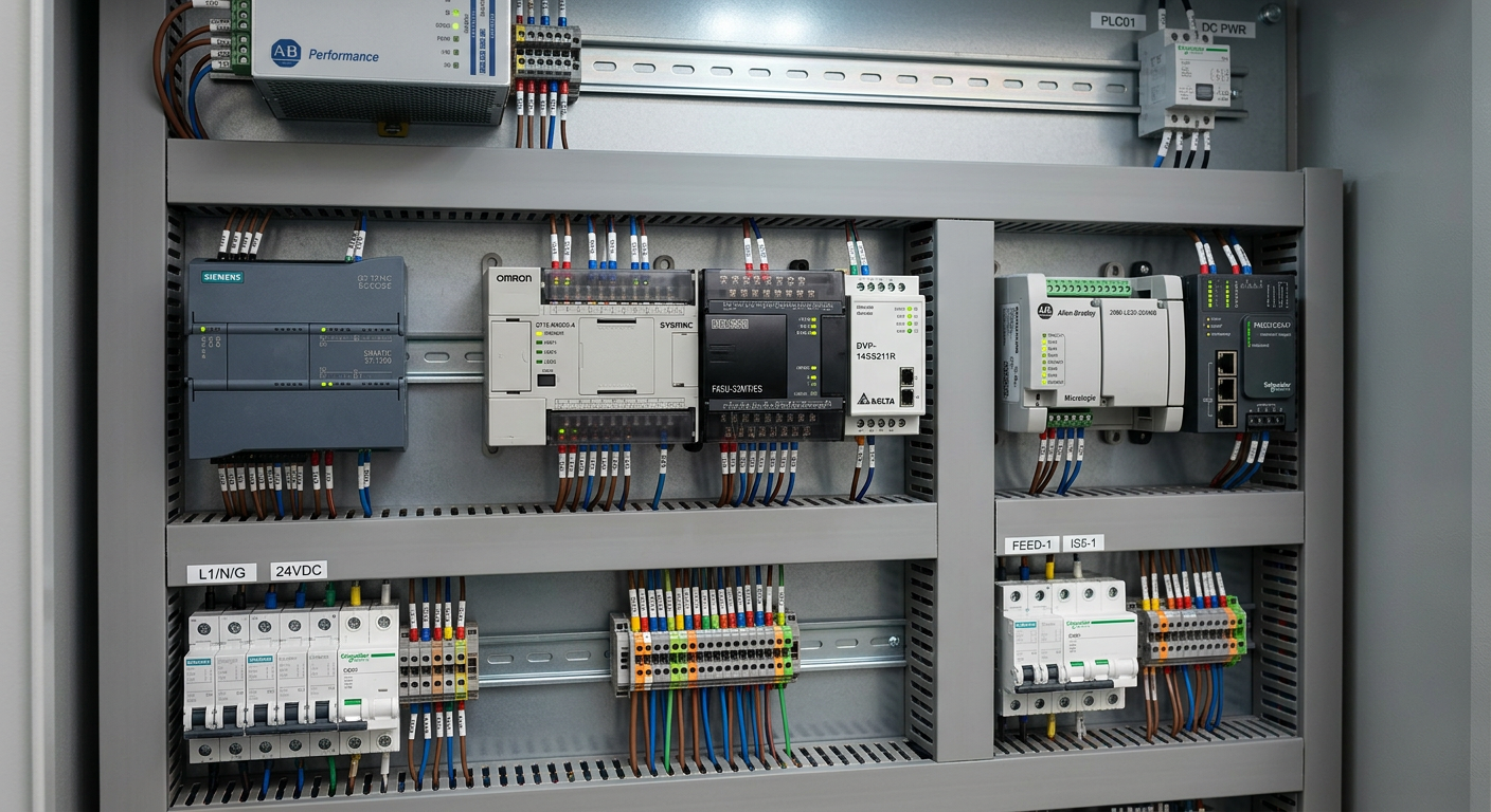 Hardware PLC Industri - Siemens Omron Mitsubishi Schneider Delta Allen Bradley
